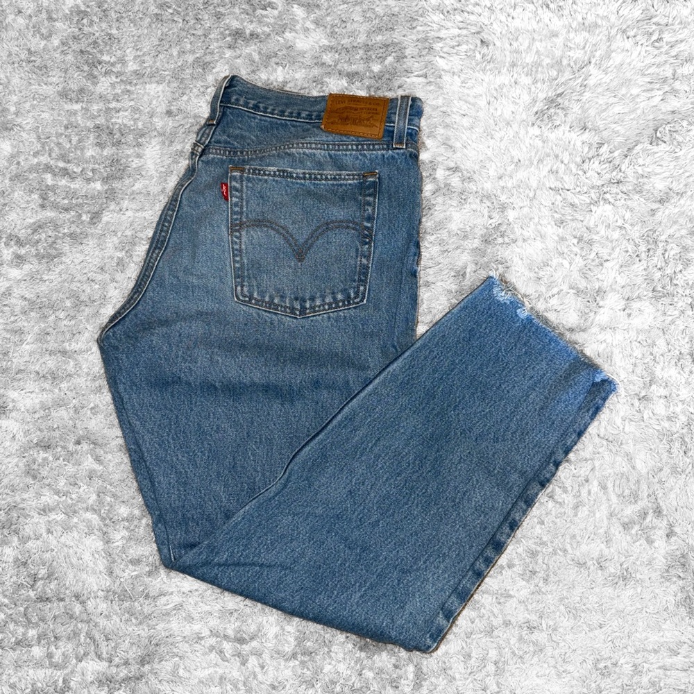 Levi's Blue Straight Jeans Classic Denim Style